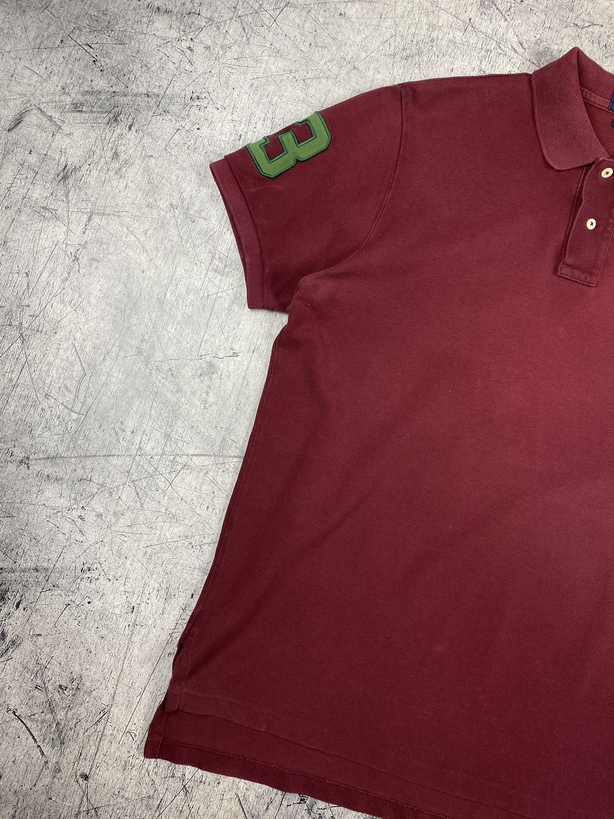Polo Ralph Lauren Vintage Y2K Polo Ralph Lauren Big Pony Rugby Shirt Size US L / EU 52-54 / 3 - 3 Thumbnail