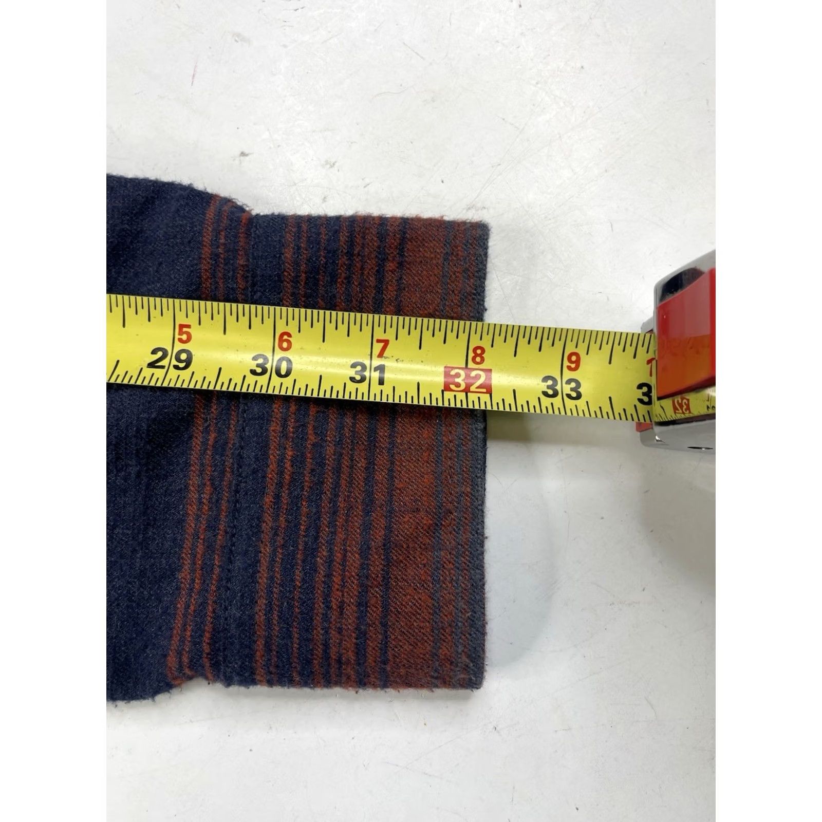 Vintage L.L. Bean Shirt Men L Katahdin Wool Blend Flannel Snap Button-Up Geometric Blue 503285 Mens Regular Long Sleeve Size US L / EU 52-54 / 3 - 4 Thumbnail