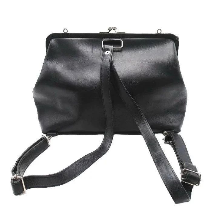 Jean Paul Gaultier Jean Paul Gaultier Leather mouth gold bag backpack-2505 Size ONE SIZE - 3 Thumbnail