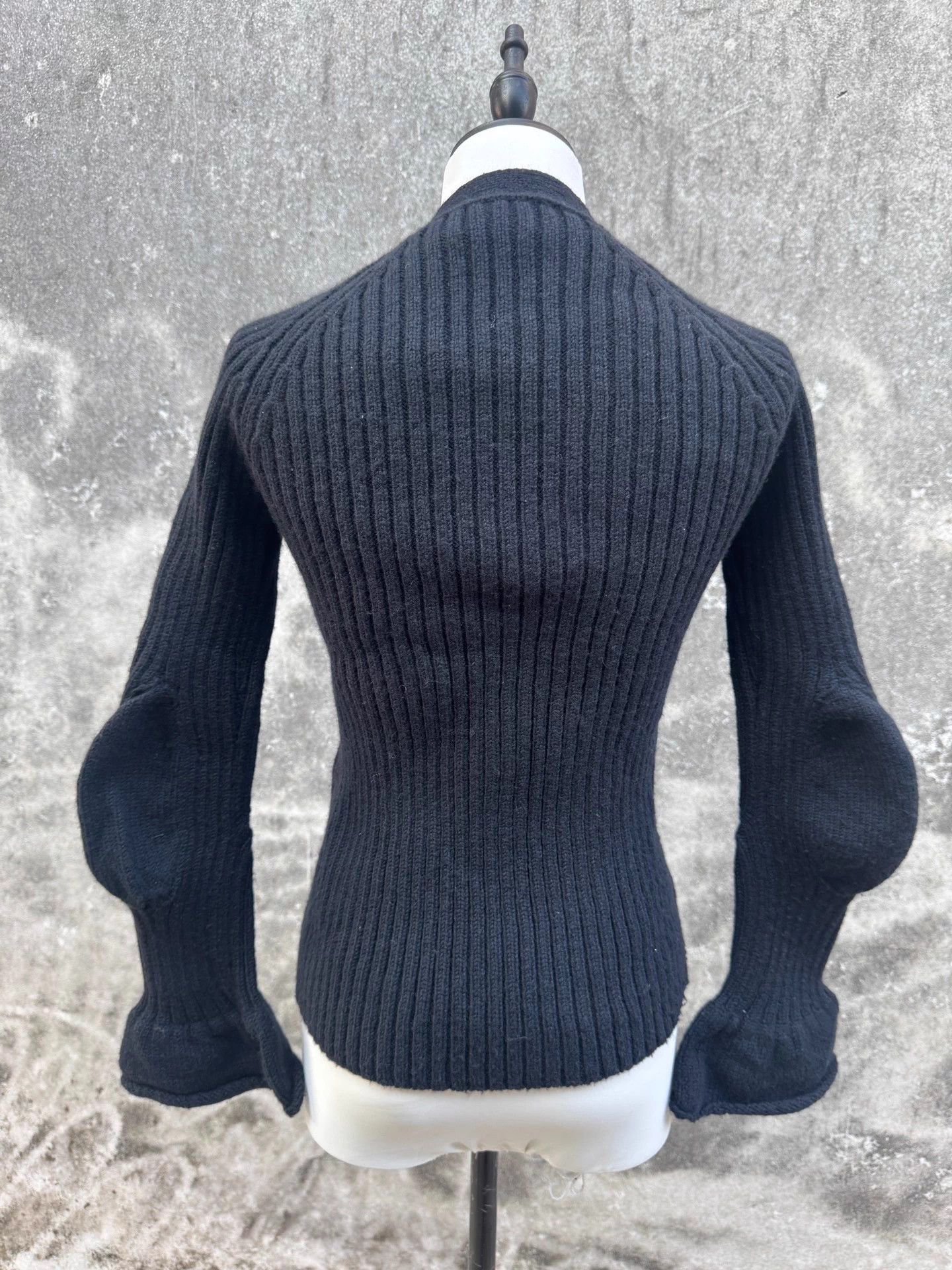Yohji Yamamoto Yohji Yamamoto 00AW Wool Knit Jacket 2 Size M / US 6-8 / IT 42-44 - 3 Thumbnail