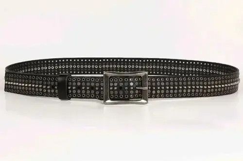 VIBE Vintage Metal Rivet Punk Belt Size ONE SIZE - 4 Thumbnail