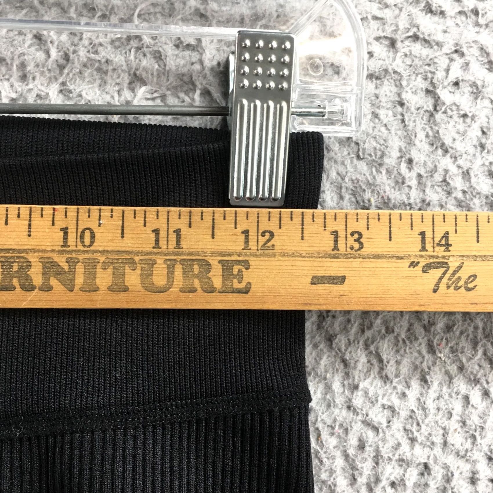 Calvin Klein Calvin Klein Yoga Pants Womens Black Mid Rise Elastic Waistband Leggings Adult Womens Stretch Activewear Size 42" / US 20 - 4 Thumbnail