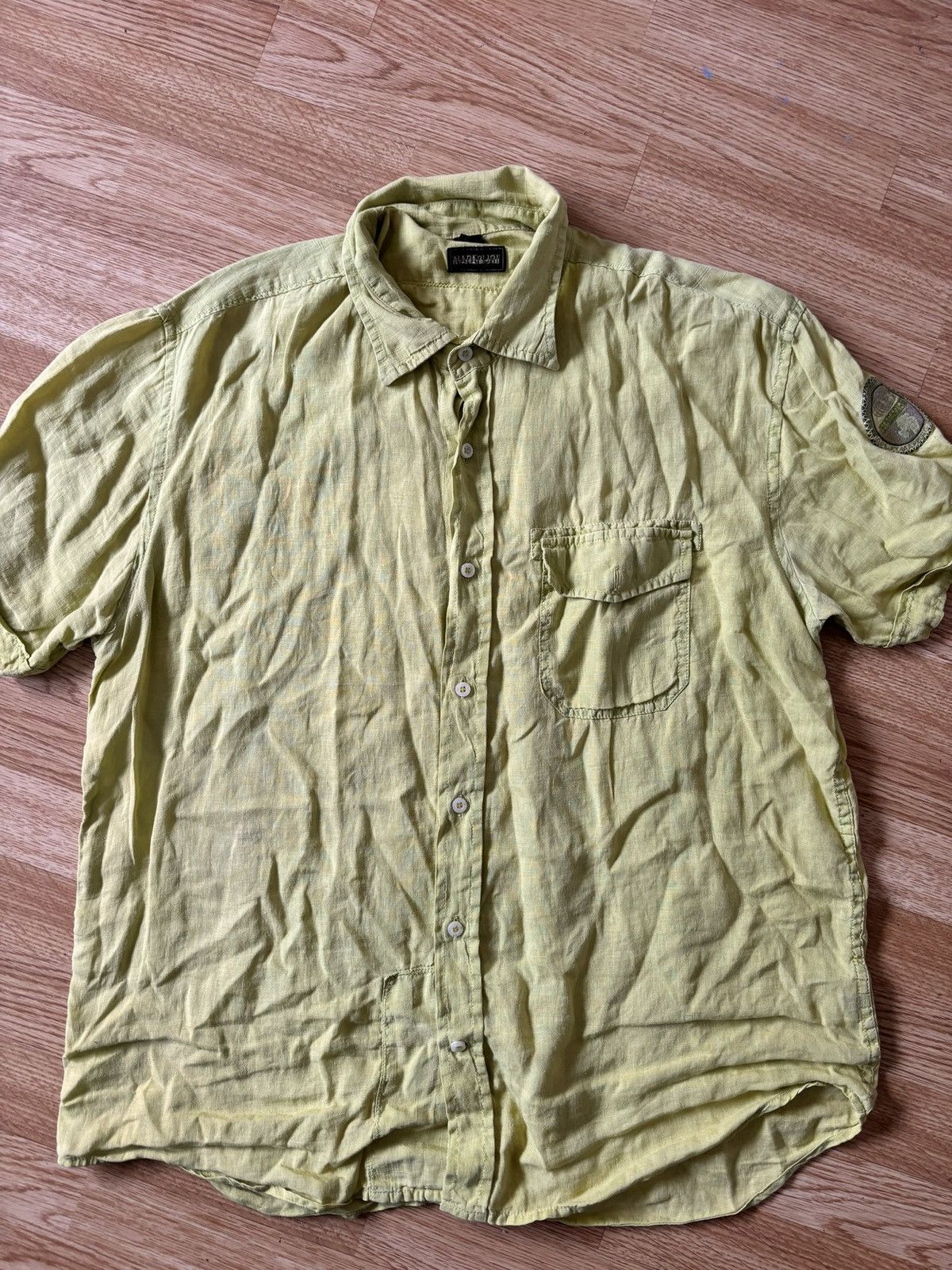 Napapijri × Vintage Napapijri button up shirt Size US XXL / EU 58 / 5 - 2 Thumbnail