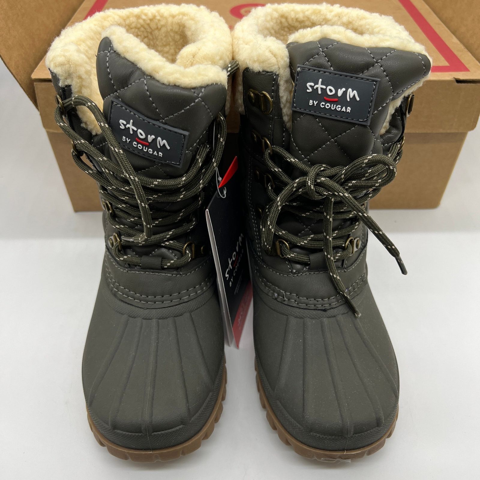 Other Cougar Waterproof Winter Boots Size 7Wide Green Olive Size US 7 / IT 37 - 5 Thumbnail