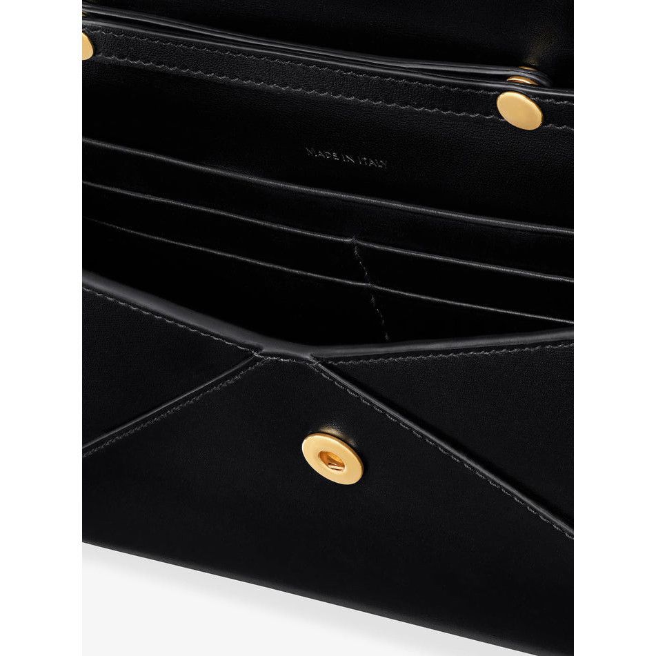 Celine CELINE $1900 Black Envelope Chain Wallet Bag New Size ONE SIZE - 4 Thumbnail