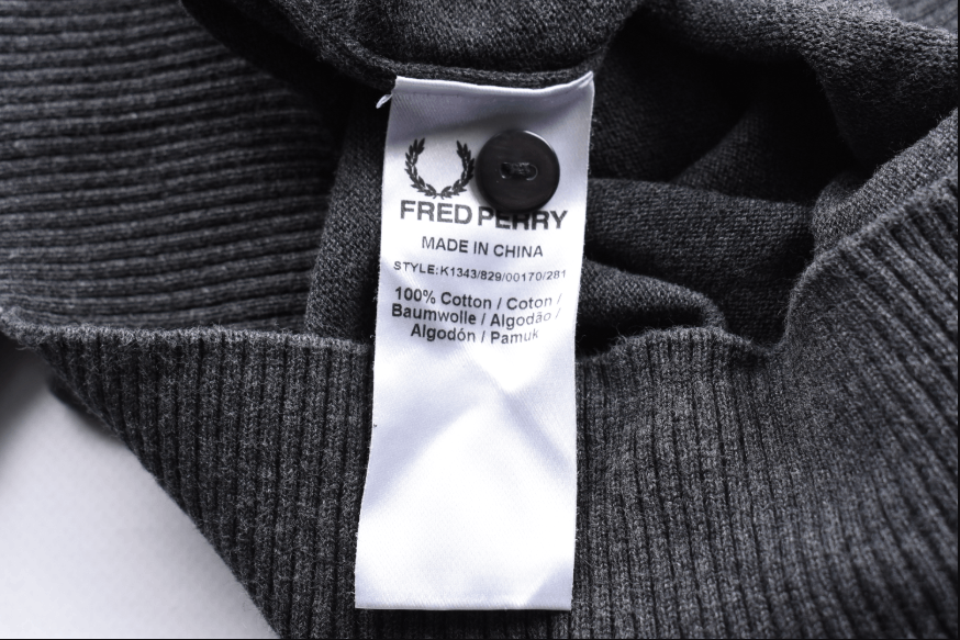 Fred Perry Fred Perry Men's Knitted Polo Shirt Charcoal Grey Size L Size US L / EU 52-54 / 3 - 4 Thumbnail