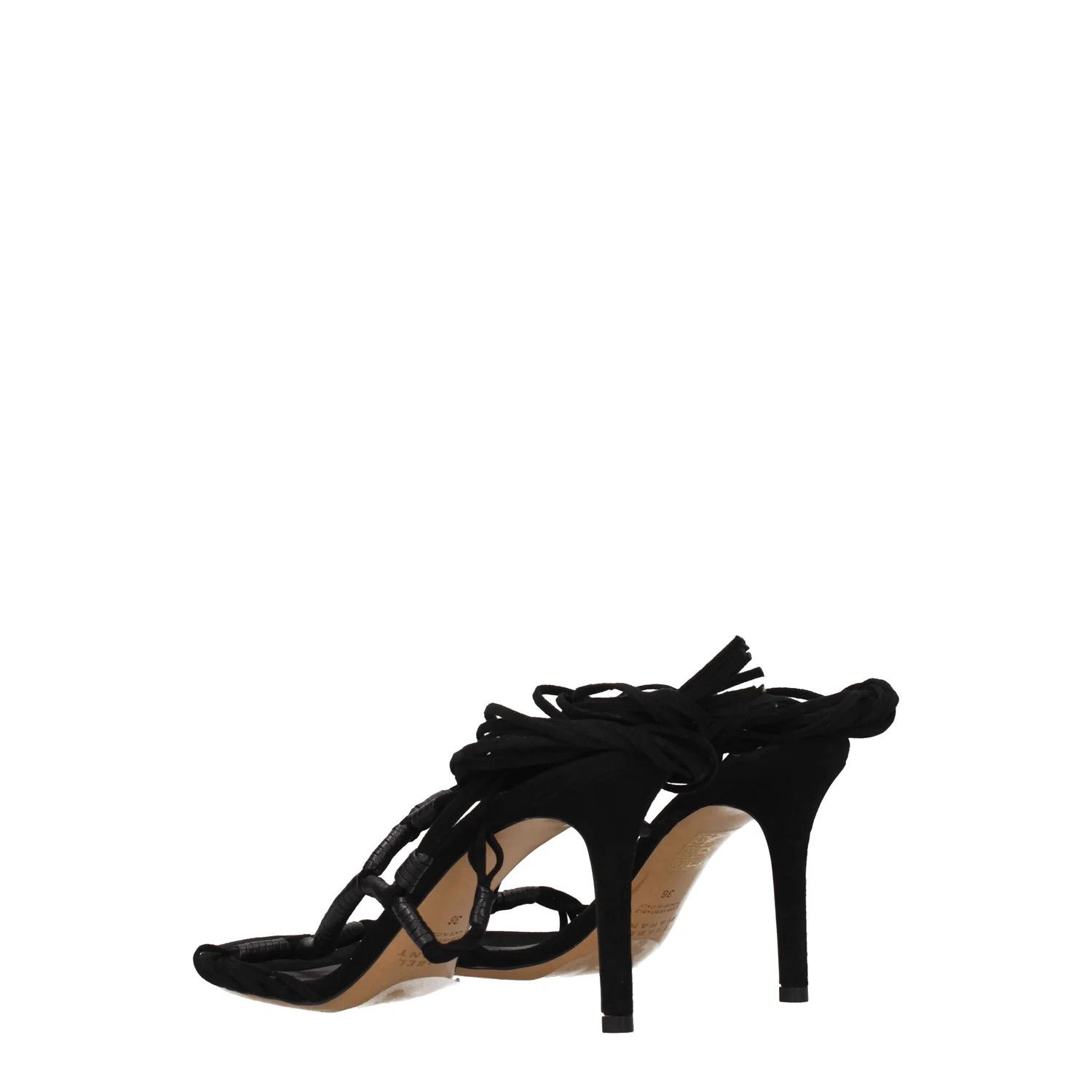 Isabel Marant ob1o1e1124 Suede Sandals in Black Size US 9 / IT 39 - 4 Thumbnail