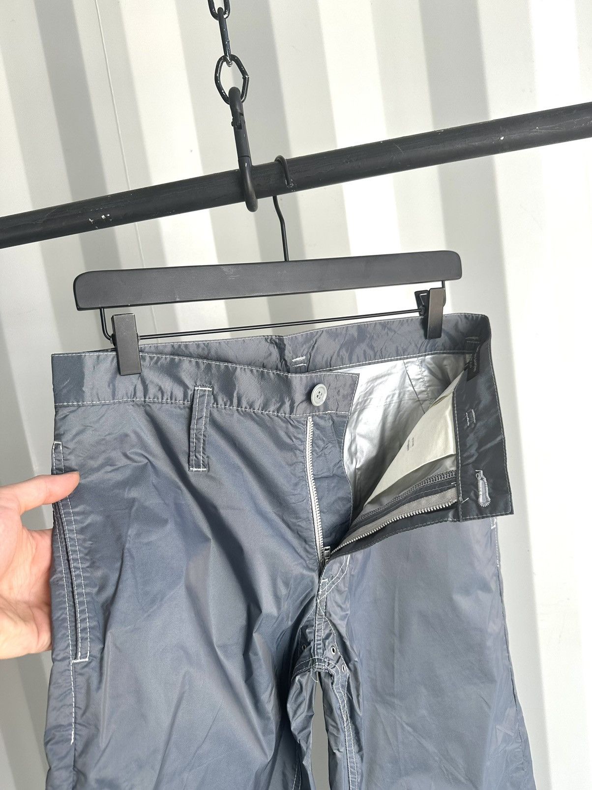 Comme des Garcons Homme Wide Fit Nylon Pants Size US 30 / EU 46 - 5 Thumbnail