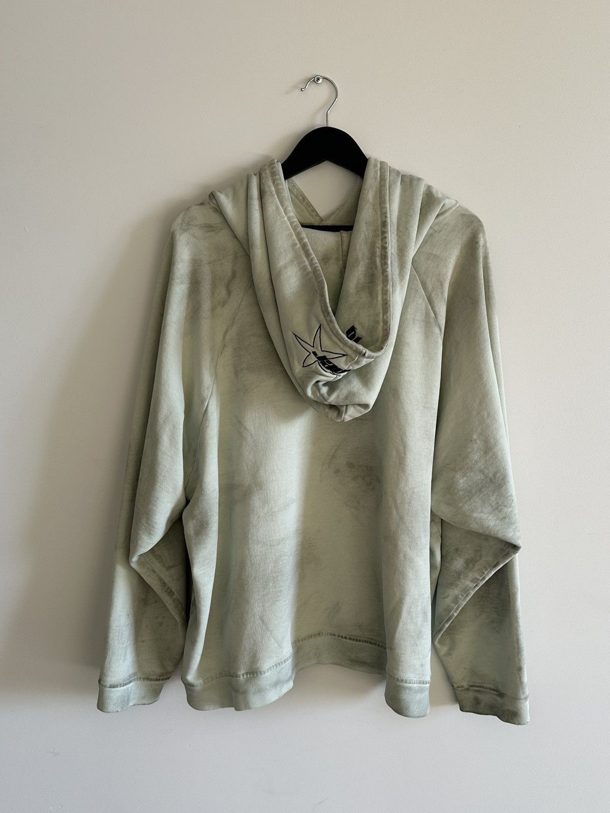 ALEXANDER DIGENOVA Dirty Stained Star Logo Hoodie Sample colorway Size US XL / EU 56 / 4 - 5 Thumbnail