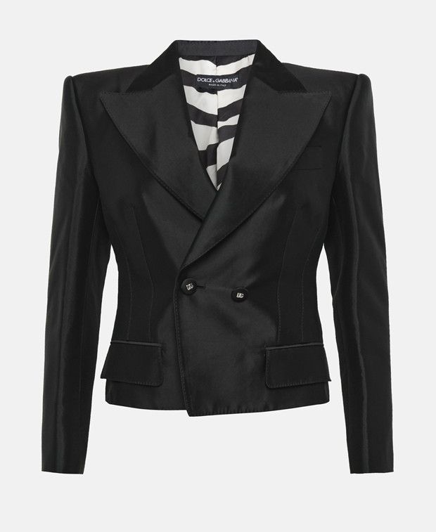 Dolce & Gabbana Silk blazer Size S / US 4 / IT 40 - 1 Thumbnail