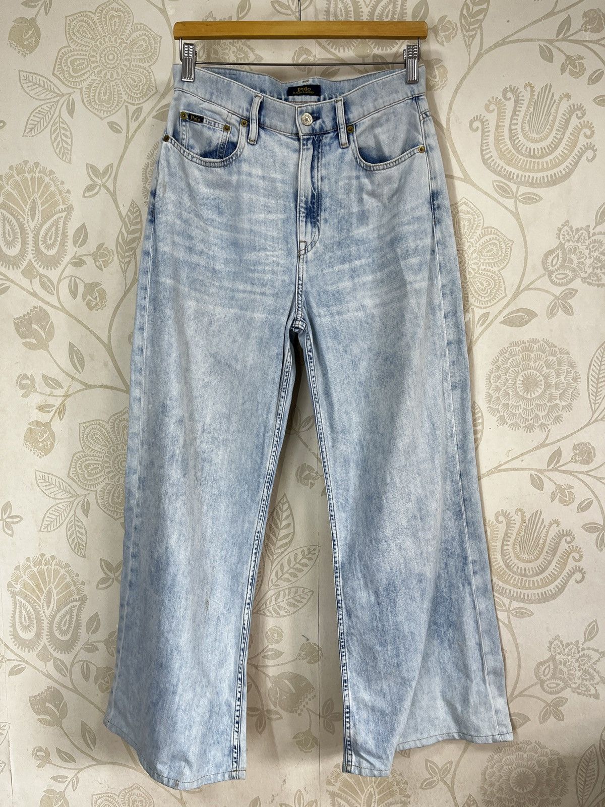 Vintage Vintage Flared Polo Ralph Lauren Denim Jeans Size US 29 - 4 Thumbnail