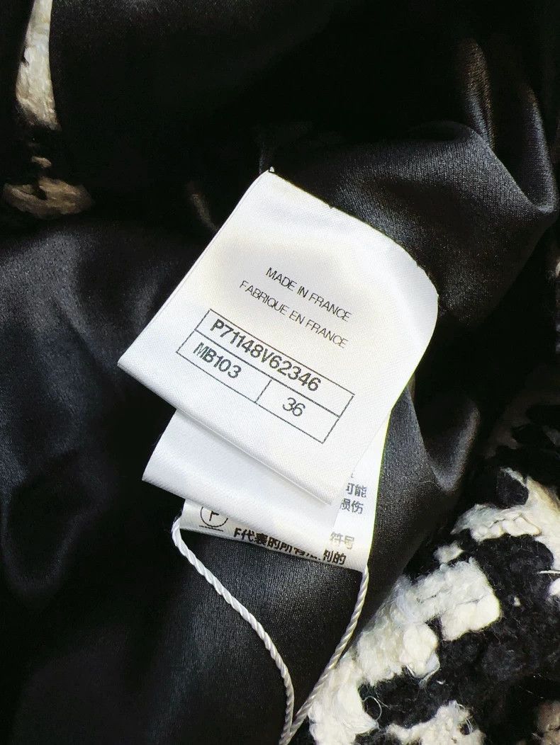 Chanel Chanel 21A Houndstooth Long Coat Size M / US 6-8 / IT 42-44 - 8 Thumbnail