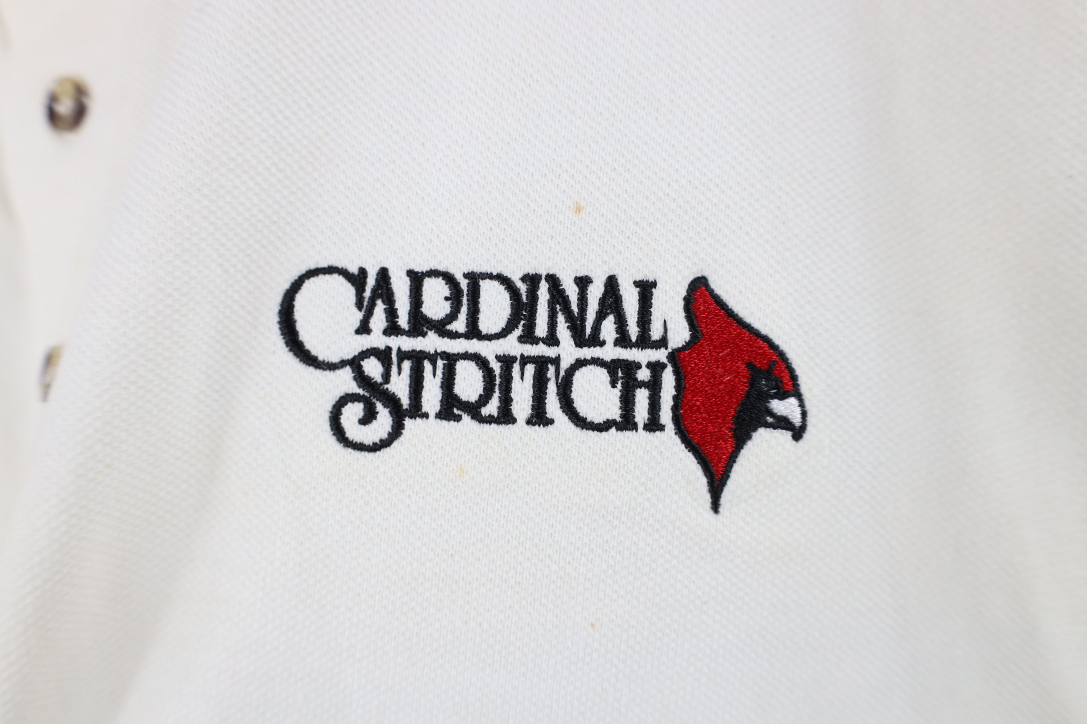 Vintage Vintage 90s Cardinal Football Collared Golf Polo Shirt Size US L / EU 52-54 / 3 - 4 Thumbnail