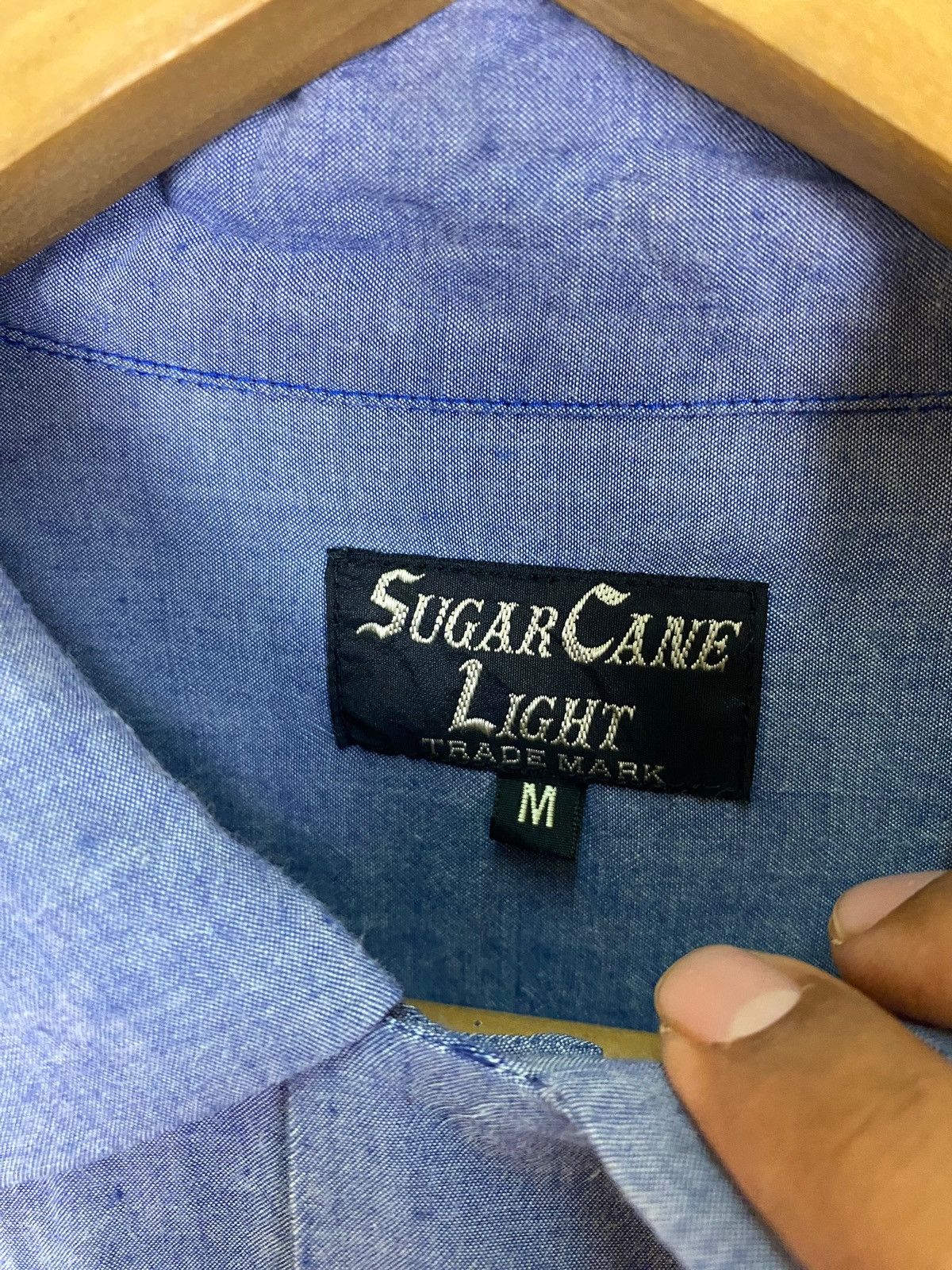 Sugar Cane Sugar Cane Light Rayon Fish Eye Button Long Sleeve Shirt Size US M / EU 48-50 / 2 - 8 Thumbnail