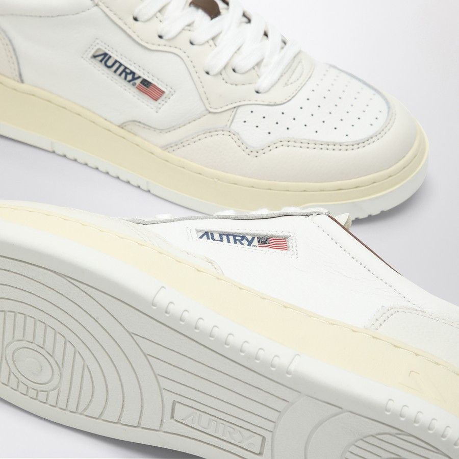 AUTRY o1d2blof0824 Leather Sneakers in White Size US 6 / IT 36 - 5 Thumbnail