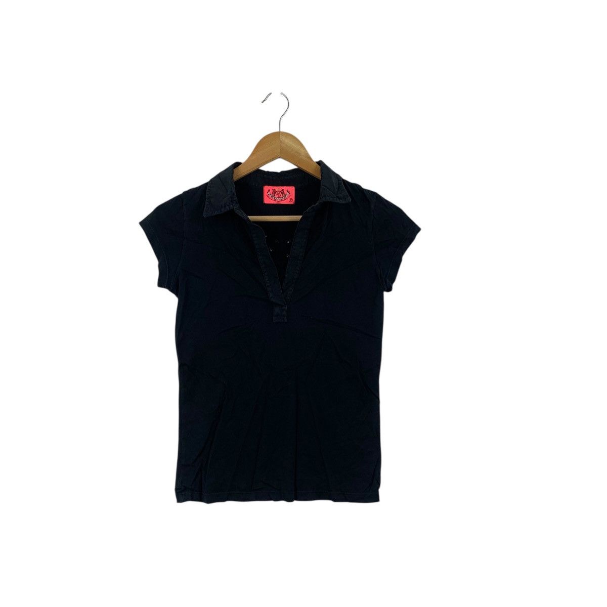 Juicy Couture JUICY COUTURE Made In The Glamorous USA Polo Tee Shirt Top Size S / US 4 / IT 40 - 4 Thumbnail