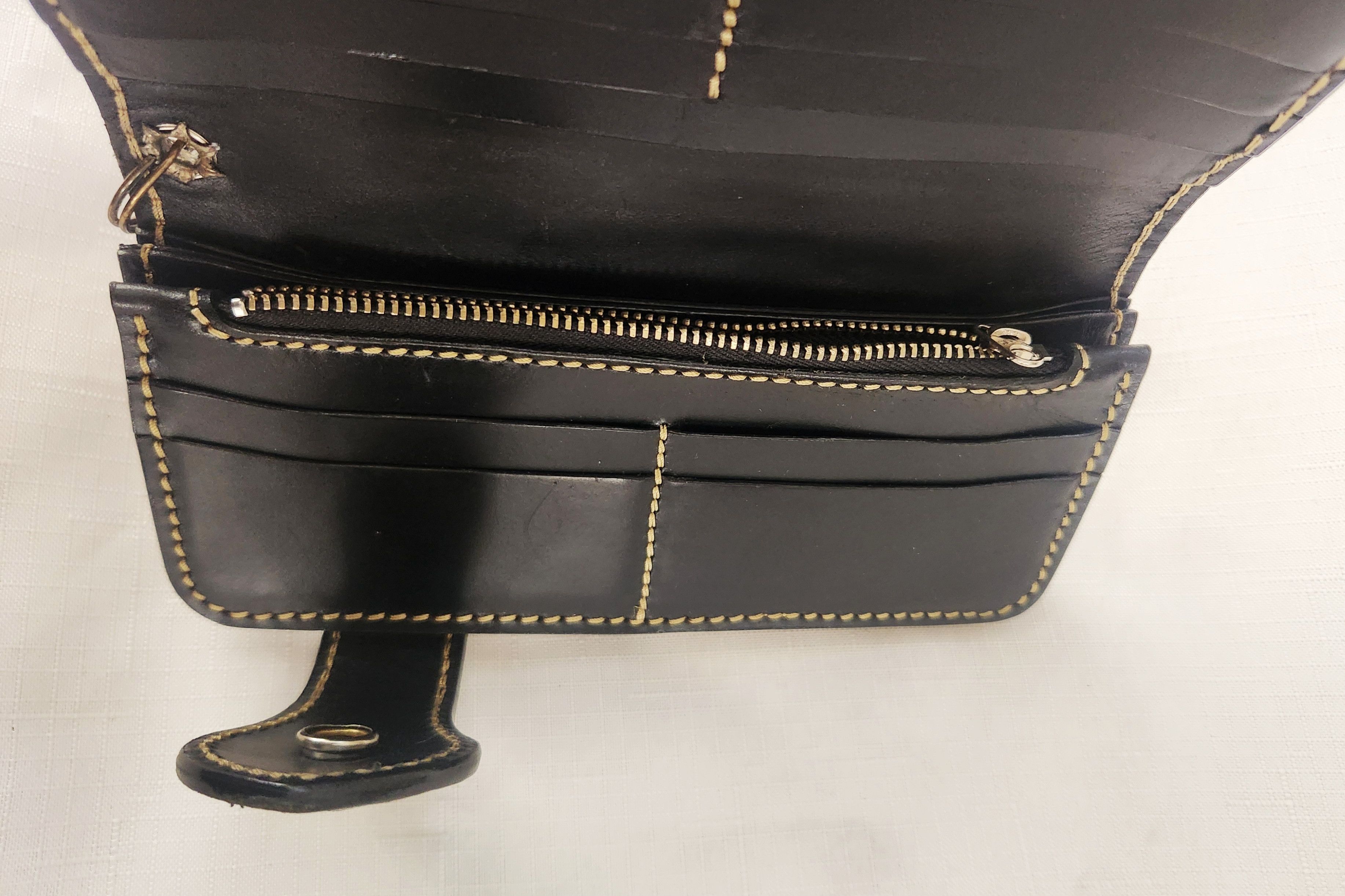 Other Indian Tattoo Genuine Leather Black Western Biker Wallet Size ONE SIZE - 11 Thumbnail