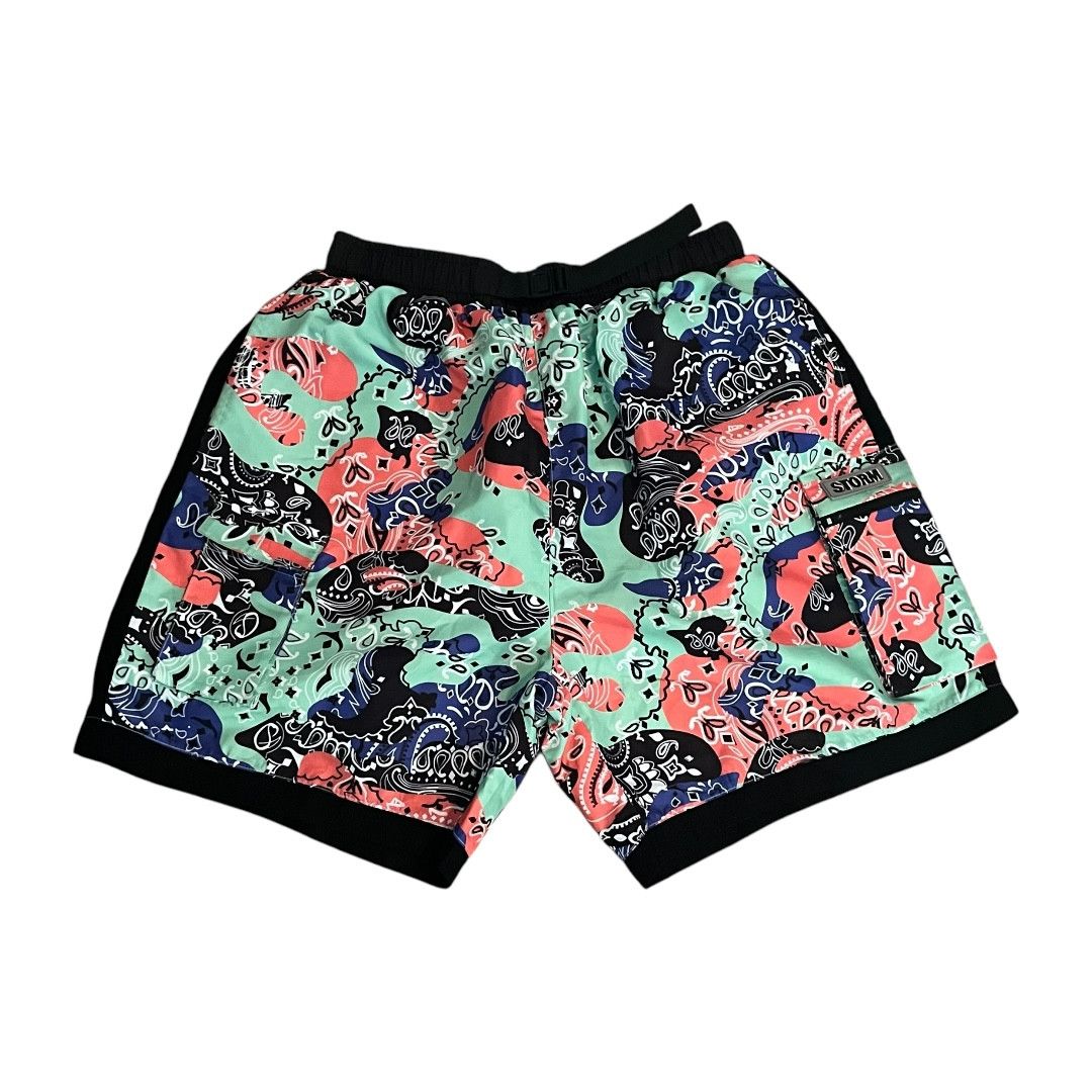 Other STORM Paisley Bandana Camo Swim Shorts Size US 32 / EU 48 - 1 Thumbnail