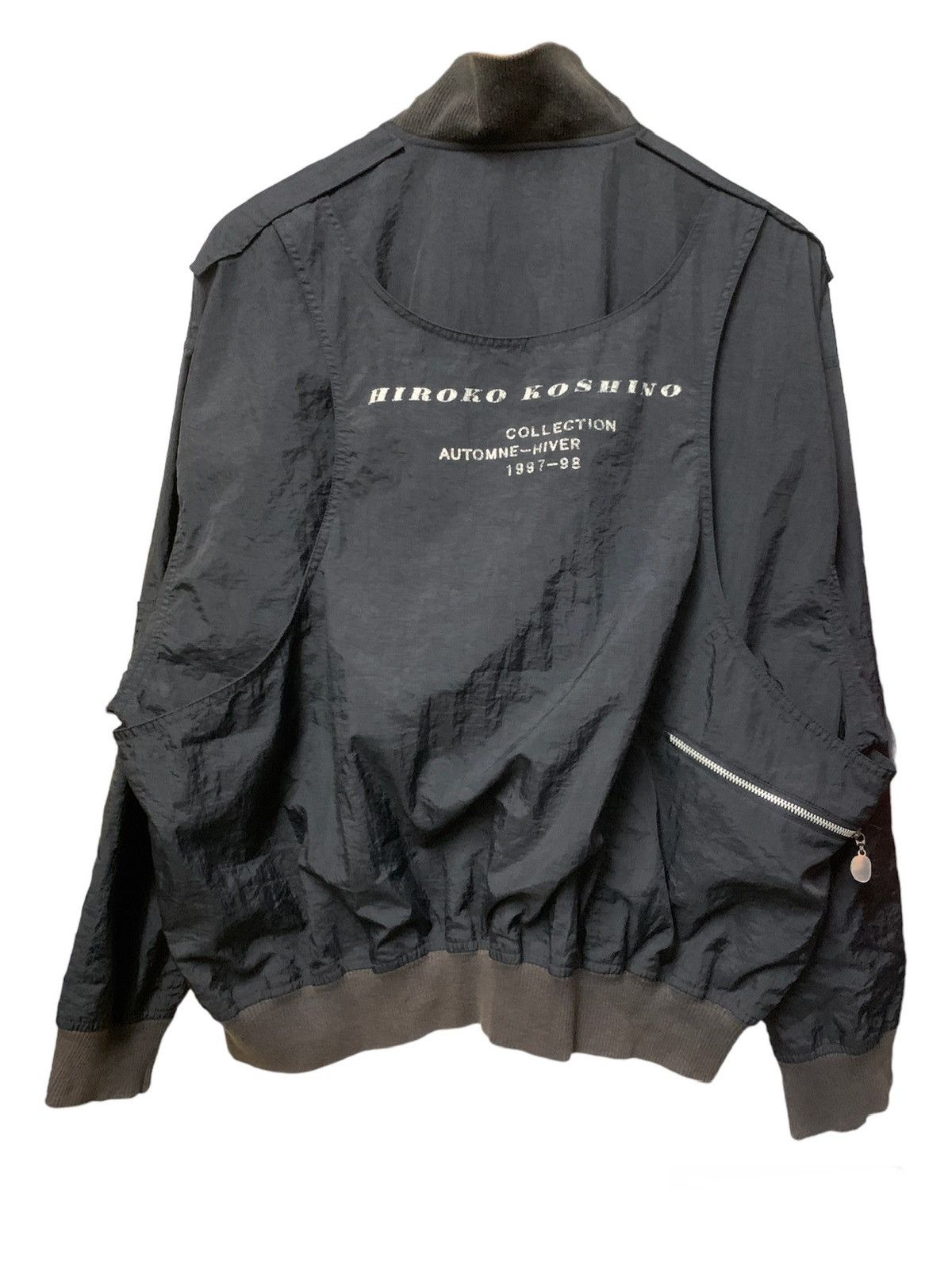 Japanese Brand Archive 1997 Hiroko Koshino Automne Hiver Collection Bomber Size US XL / EU 56 / 4 - 1 Thumbnail