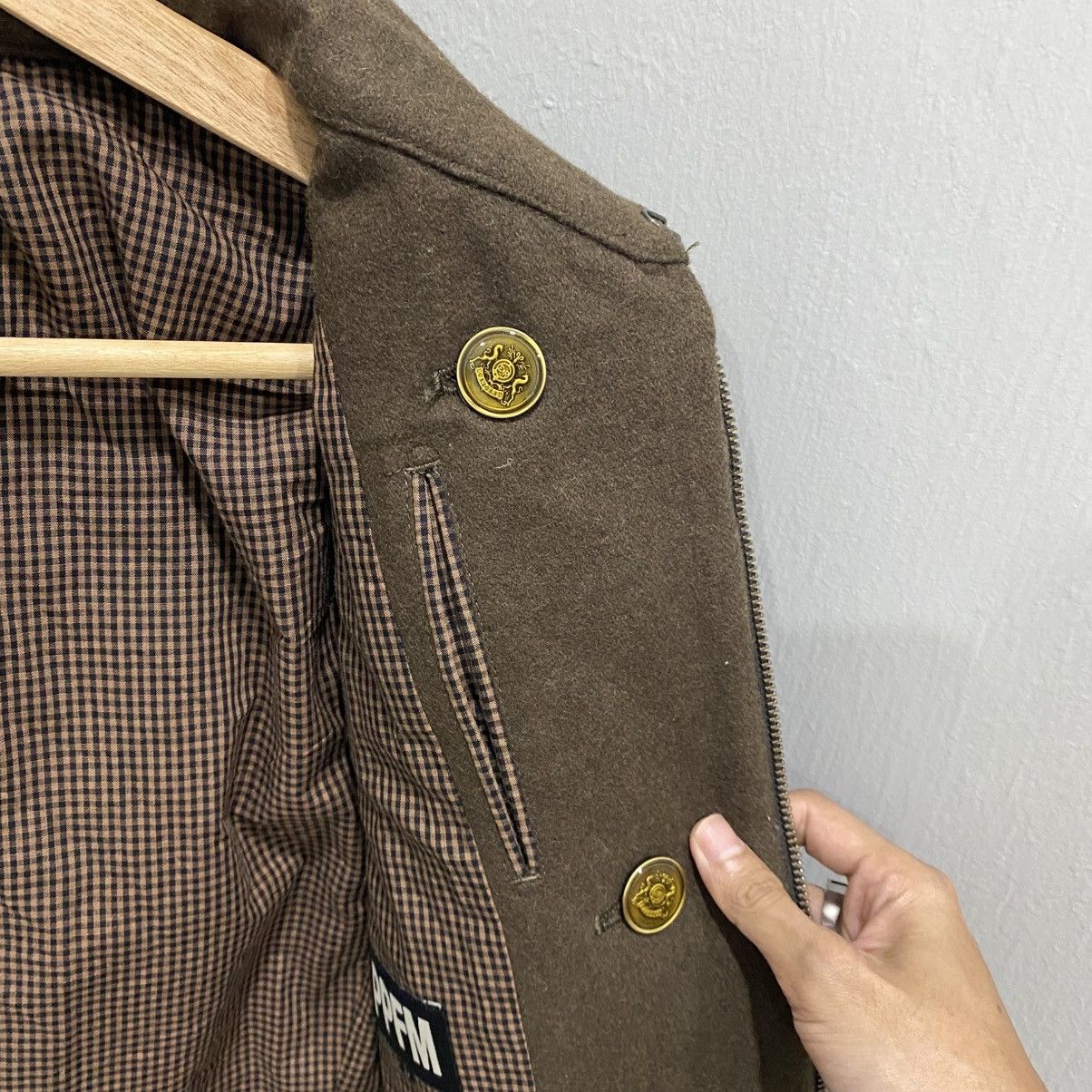 PPFM PPFM Napoleon Wool Military Jacket Archive Y2K Punk Size US M / EU 48-50 / 2 - 10 Thumbnail