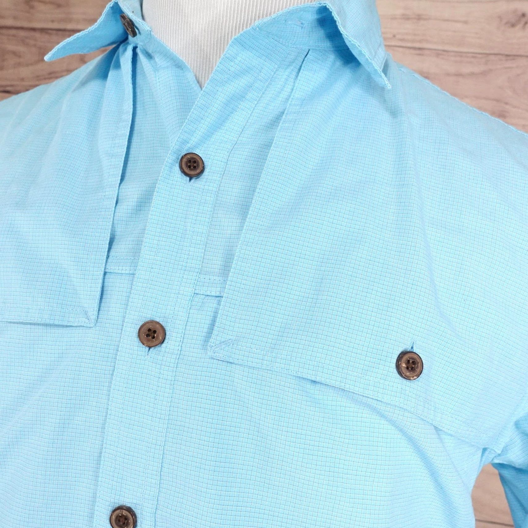 Patagonia Patagonia Shirt Mens M Blue Check Long Sleeve Button-Up Outdoors Hiking Size US M / EU 48-50 / 2 - 2 Thumbnail