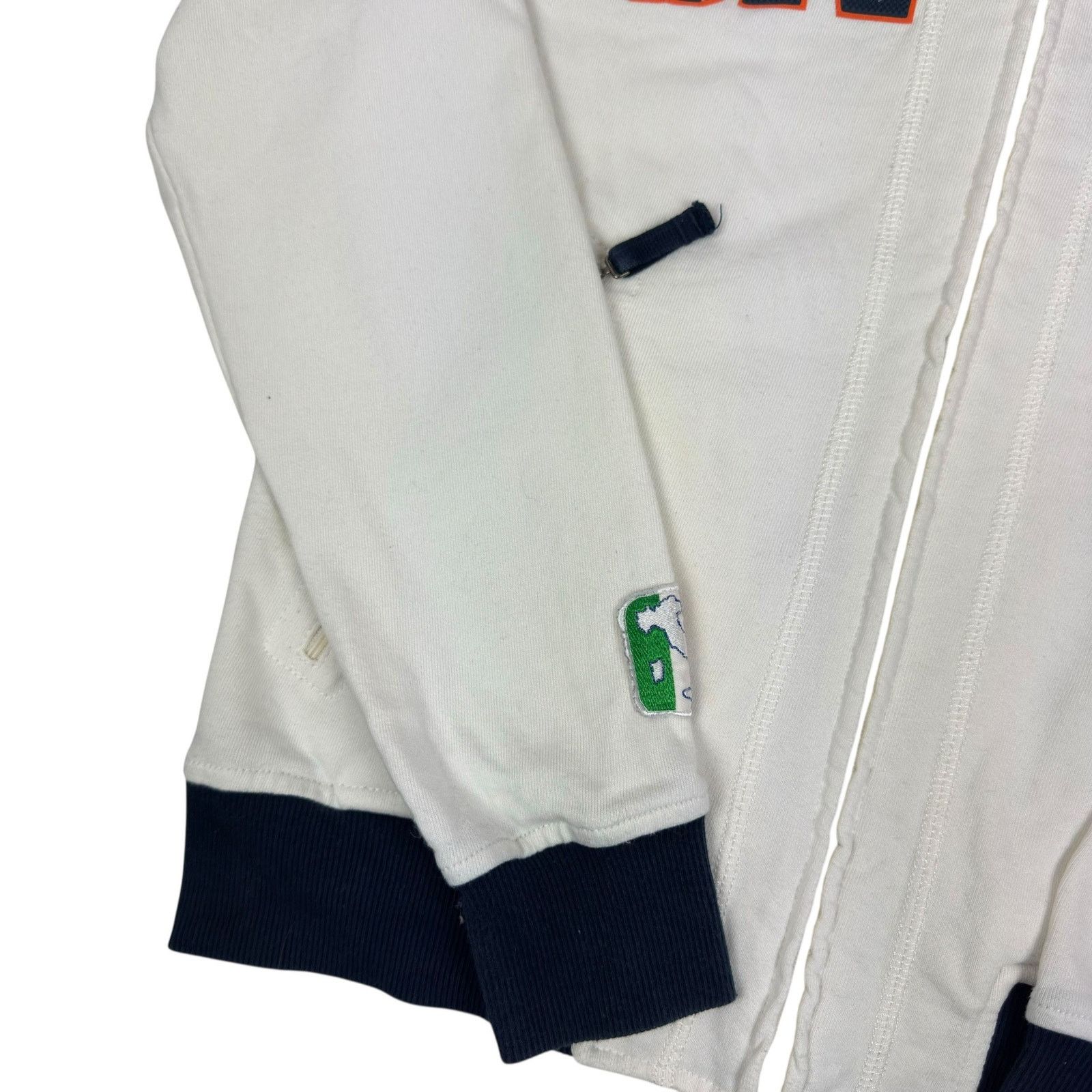 Adidas Adidas Womens White Long Sleeve Hooded Full Zip Jacket Small Size S / US 4 / IT 40 - 7 Thumbnail