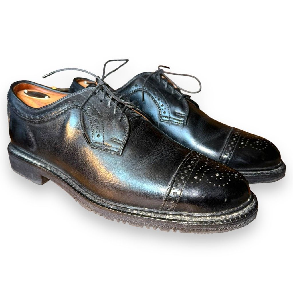 Allen Edmonds Allen Edmonds Hector Black Leather Comfort Derby Dress Shoe Size US 9 / EU 42 - 1 Thumbnail