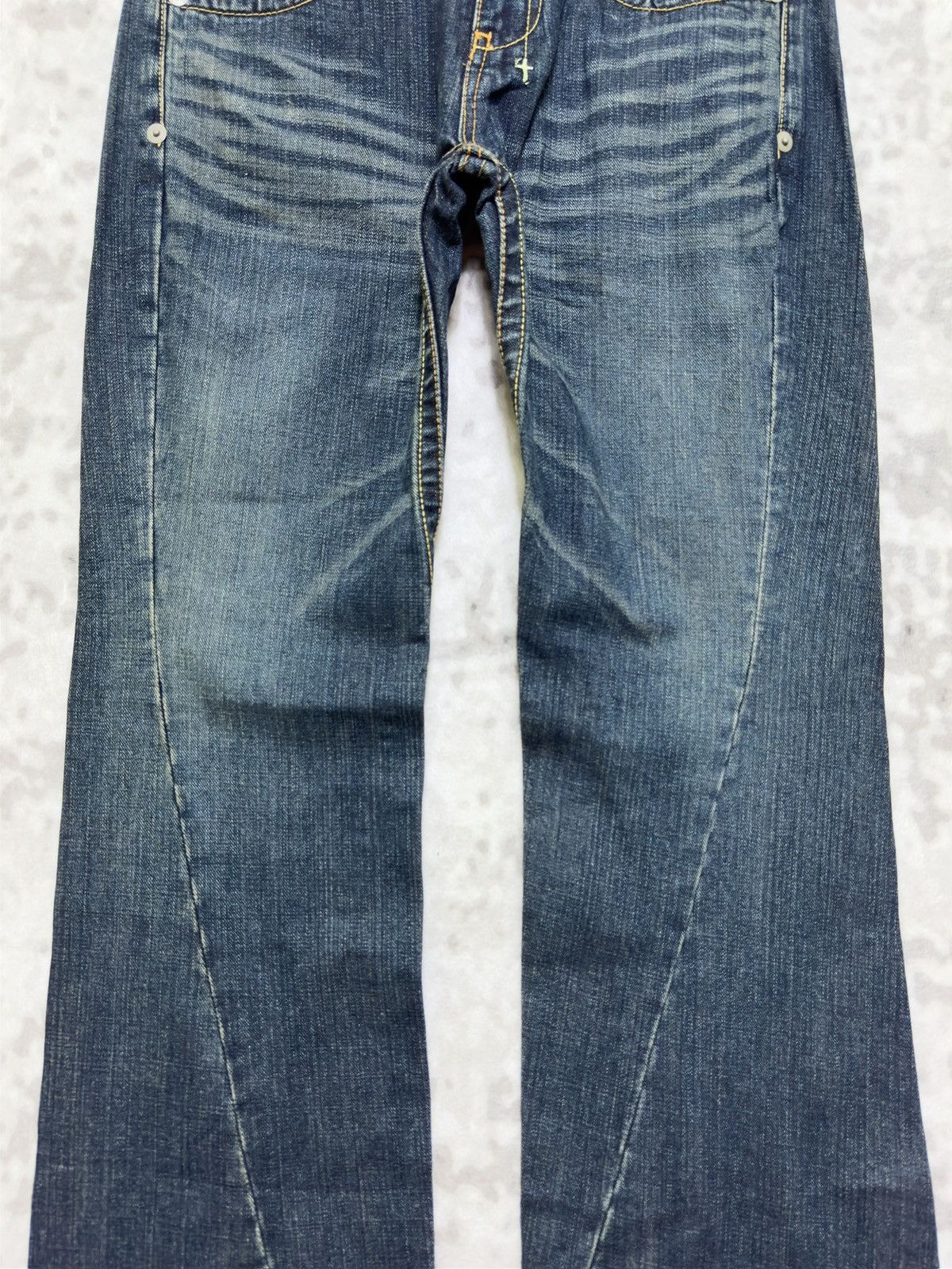 O'Neill Y2K O’Neill Flared Spiral Leg Jeans Embroidered Cross Denim Size US 30 / EU 46 - 4 Thumbnail