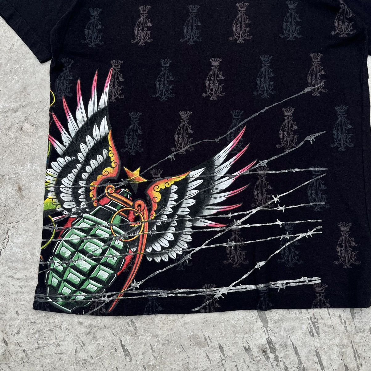 Christian Audigier Christian Audigier Tatoo tee Size US L / EU 52-54 / 3 - 7 Thumbnail