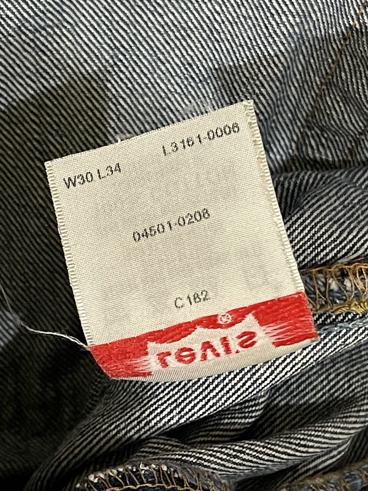Levi's Vintage 2000's Levi's 501 Button Fly C182 Jeans Denim Size US 30 / EU 46 - 15 Thumbnail