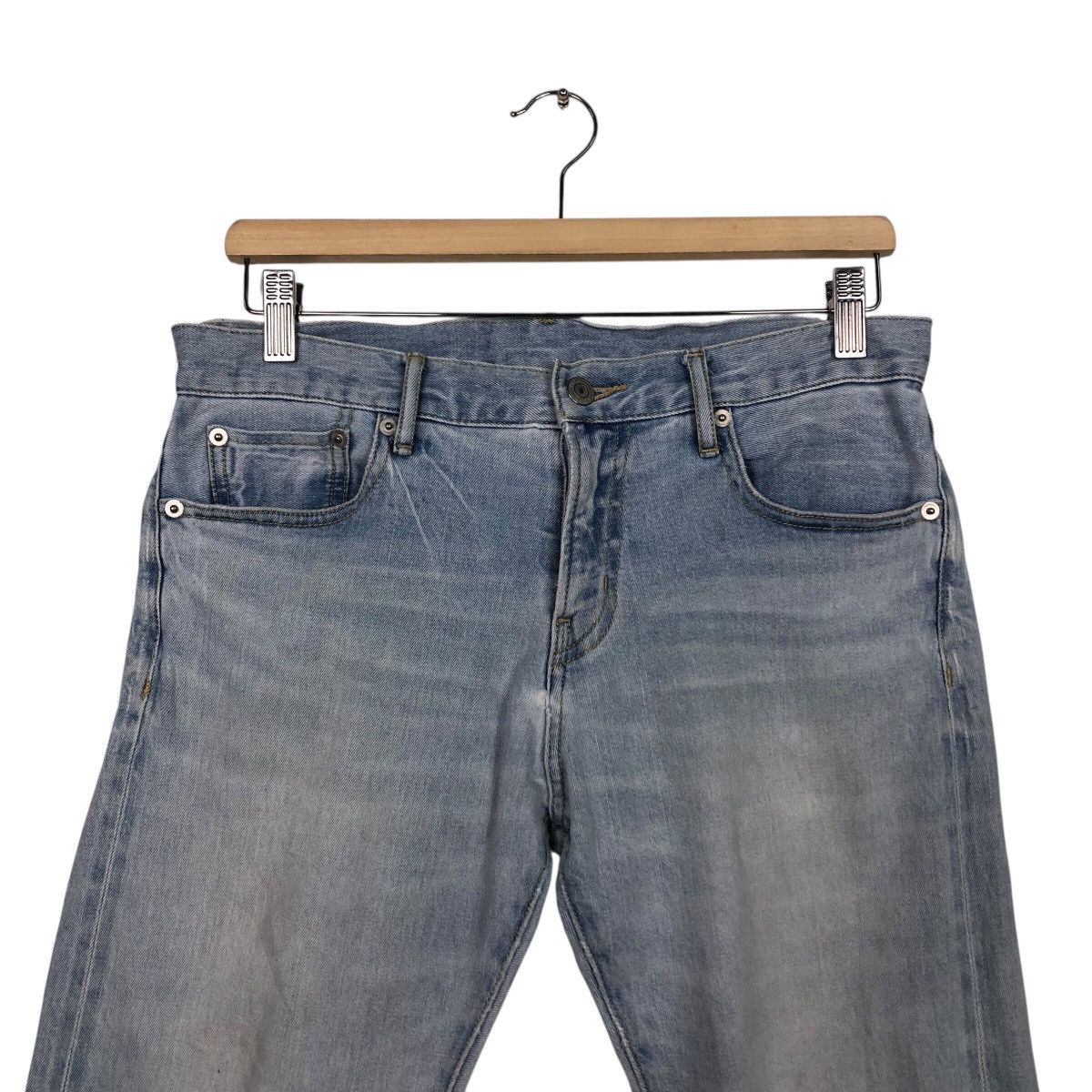 Japanese Brand SHIPS “Destroyed Knee” Slim Denim Issey Miyake Size 30" / US 8 / IT 44 - 4 Thumbnail