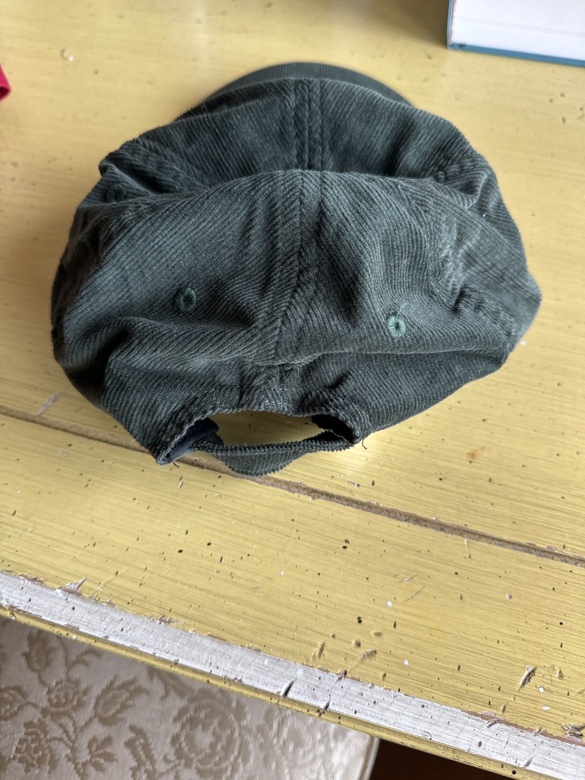 Vintage Vintage Paris Green corduroy hat Size ONE SIZE - 2 Thumbnail
