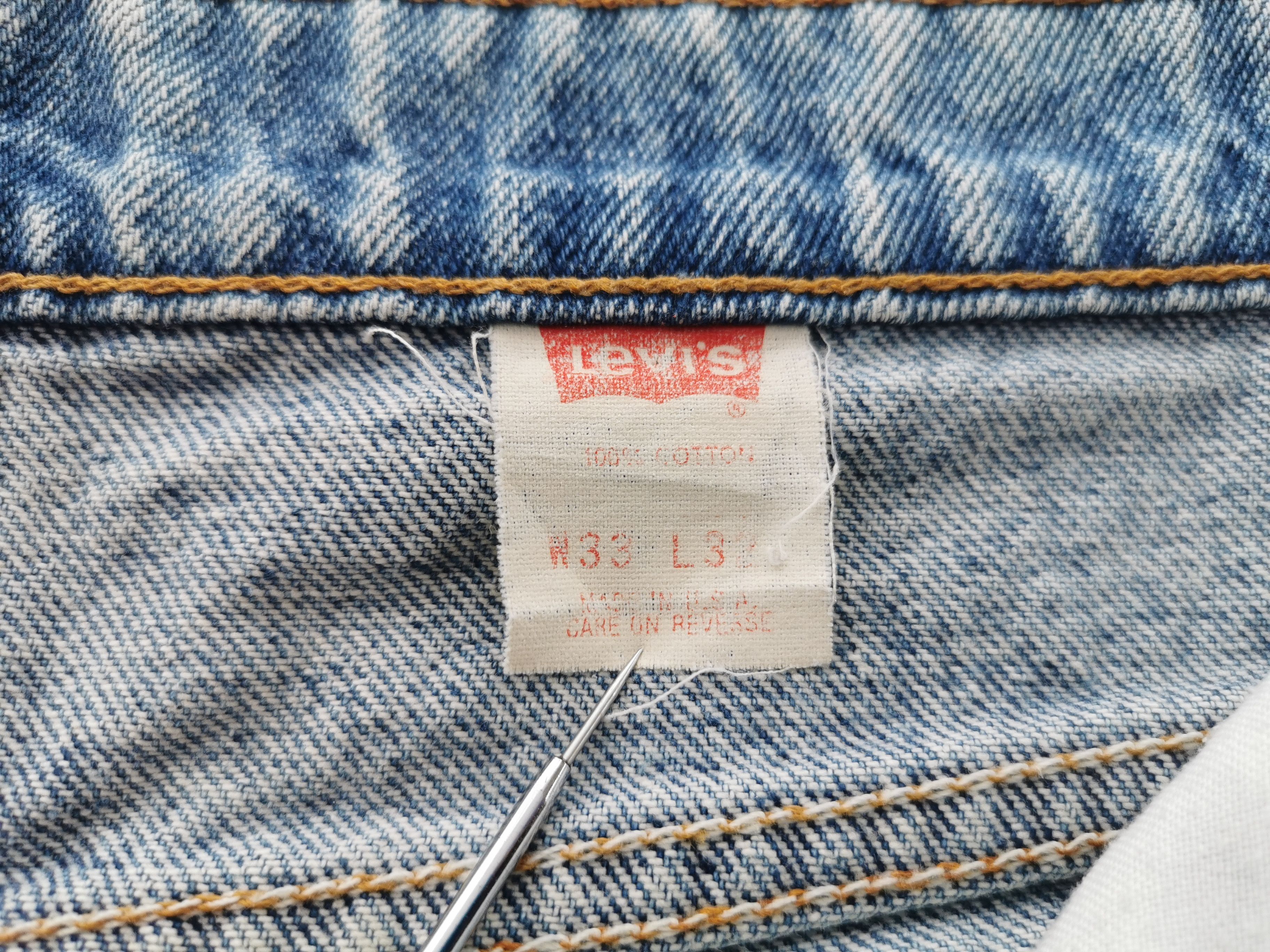 Levi's Vintage 90's Levis Lot 630 Orange Tab Denim Made In USA Size US 32 / EU 48 - 9 Thumbnail