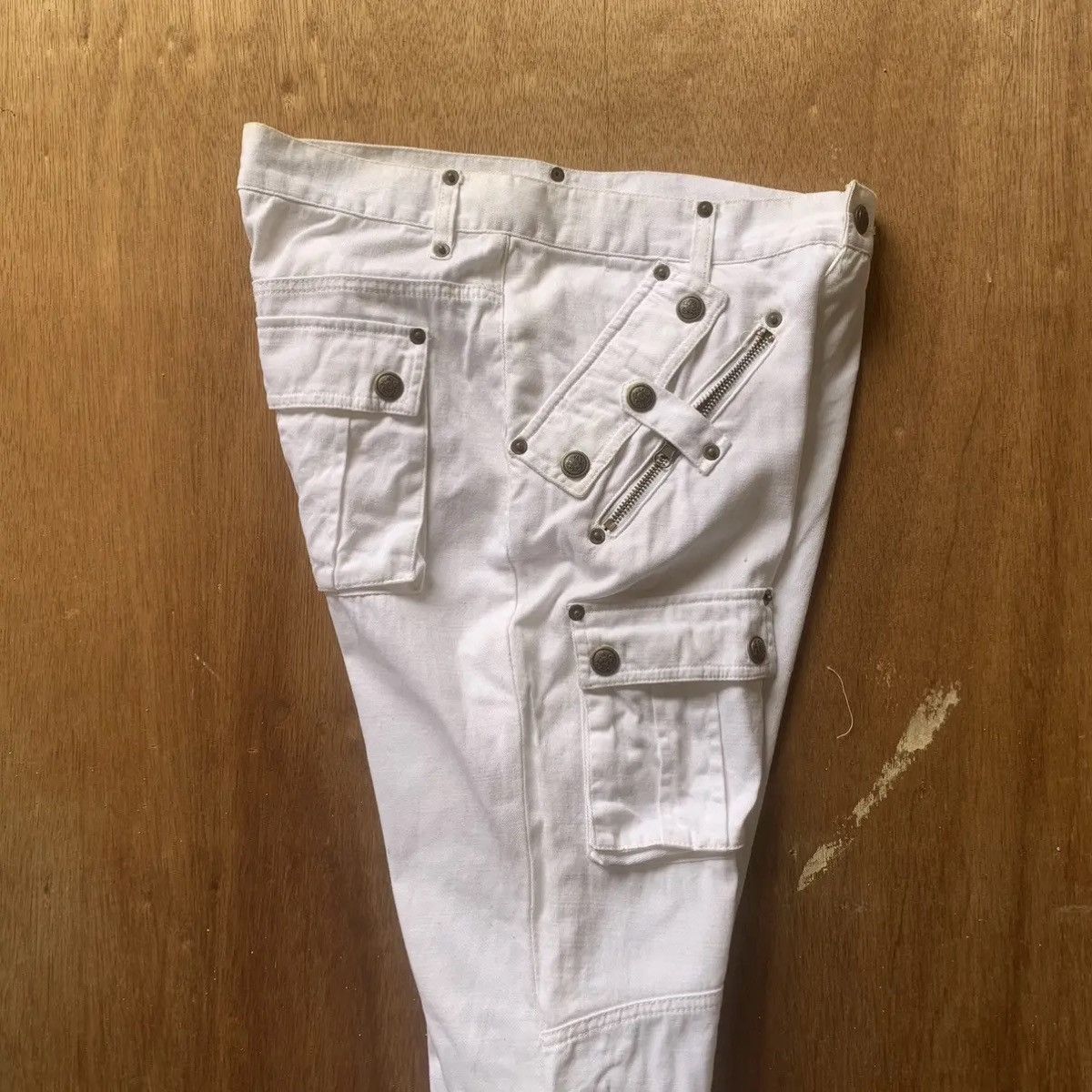 Hysteric Glamour CRAZY💥DOUBLE KNEE JAPANESE VTG TROUSERS FLARE BONDAGE PANTS Size US 29 - 14 Thumbnail