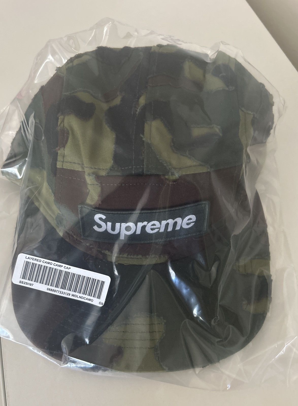 Supreme Supreme Layered Camo Camp Cap Size ONE SIZE - 1 Preview