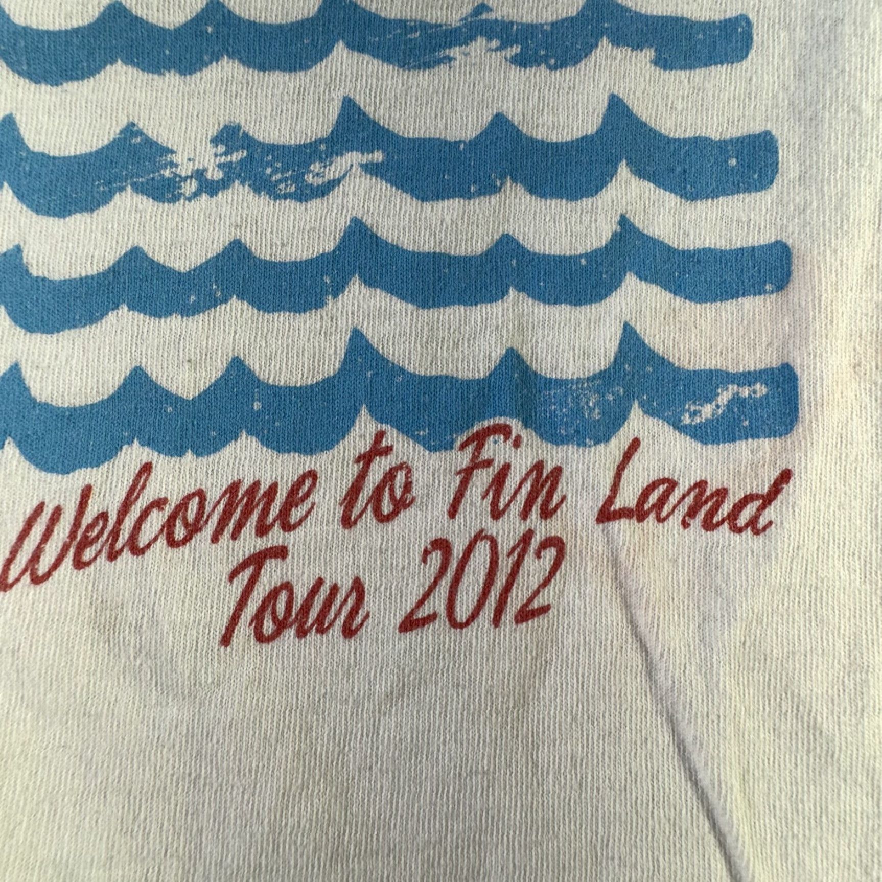 Anvil VINTAGE Jimmy Buffett Shirt Mens Small White Music Band Concert Tee 2012 Tour Fans Size US S / EU 44-46 / 1 - 3 Thumbnail