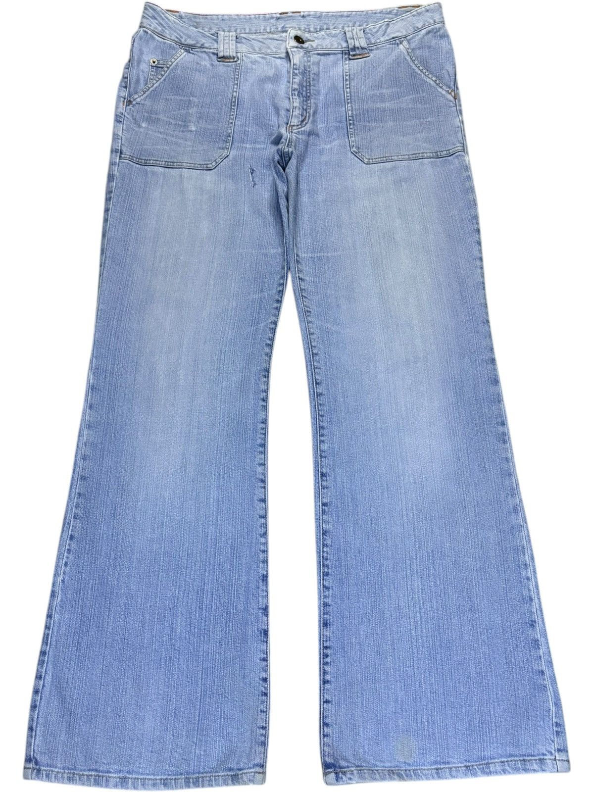 Japanese Brand Vintage Japanese Brand Light Wash Fatigue Flare Jeans Size US 34 / EU 50 - 1 Thumbnail
