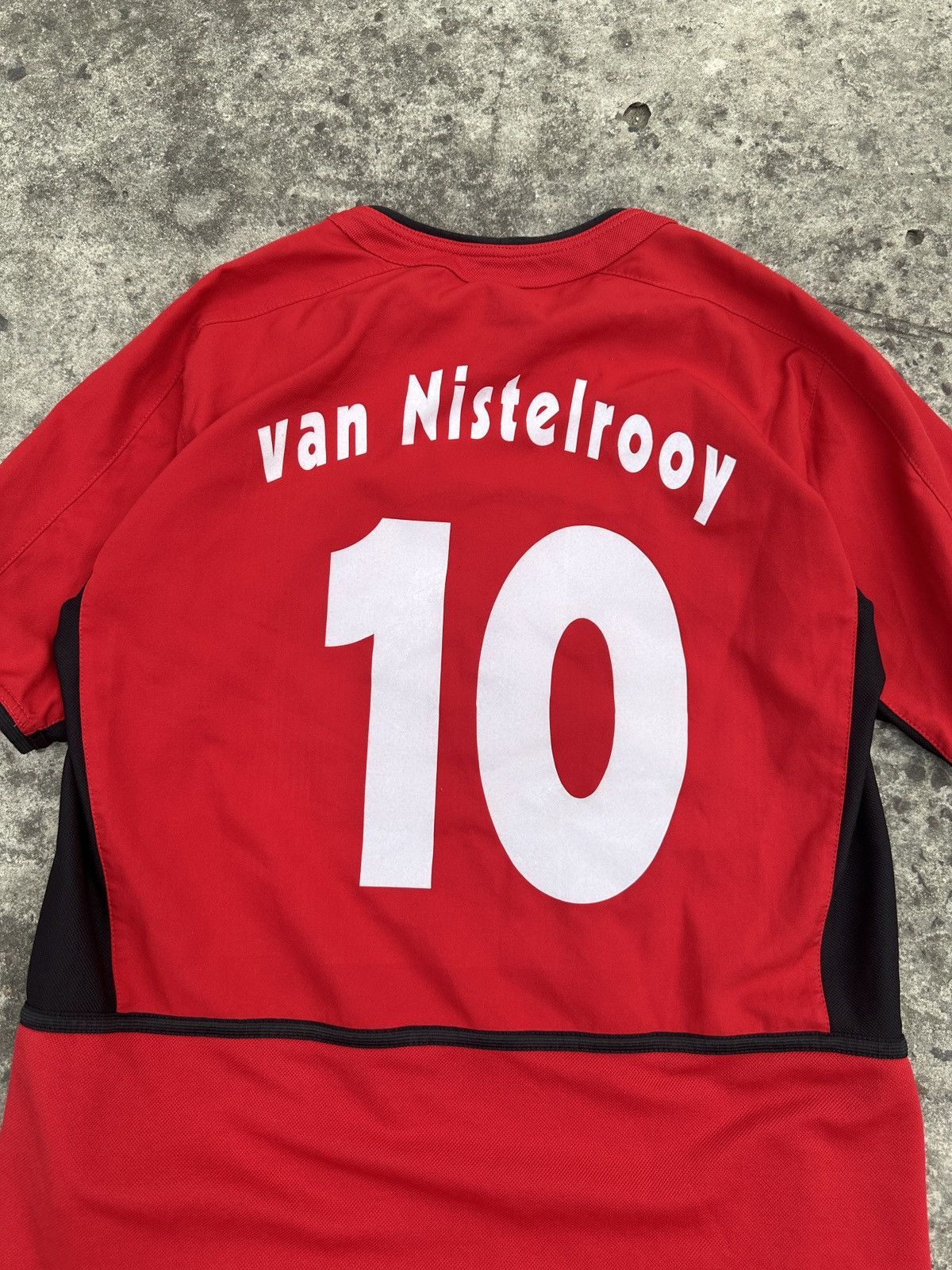 Nike Y2K Nike Manchester United 10 Van Nisterlooy Soccer Jersey Size US XS / EU 42 / 0 - 2 Thumbnail