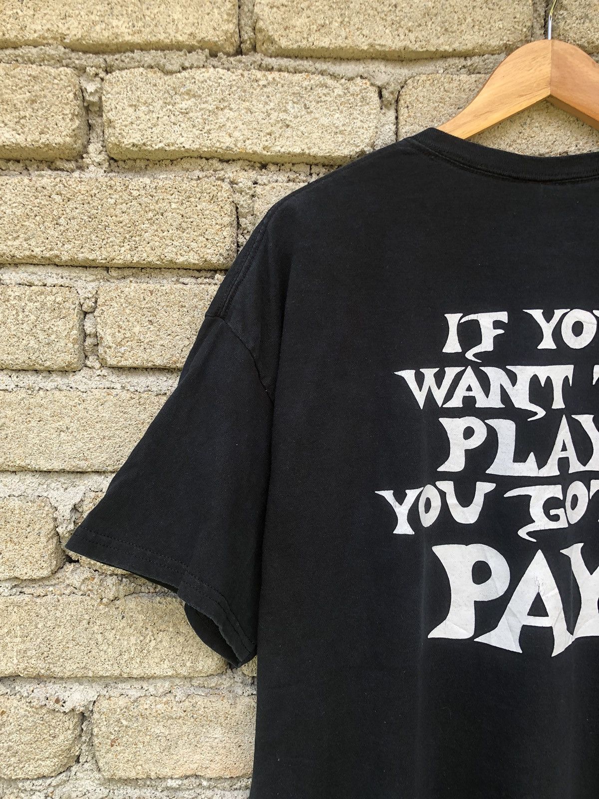Vintage Vintage Y2K WWE Evolution Gentlemen Club Pay To Play Tshirt Size US XL / EU 56 / 4 - 14 Thumbnail