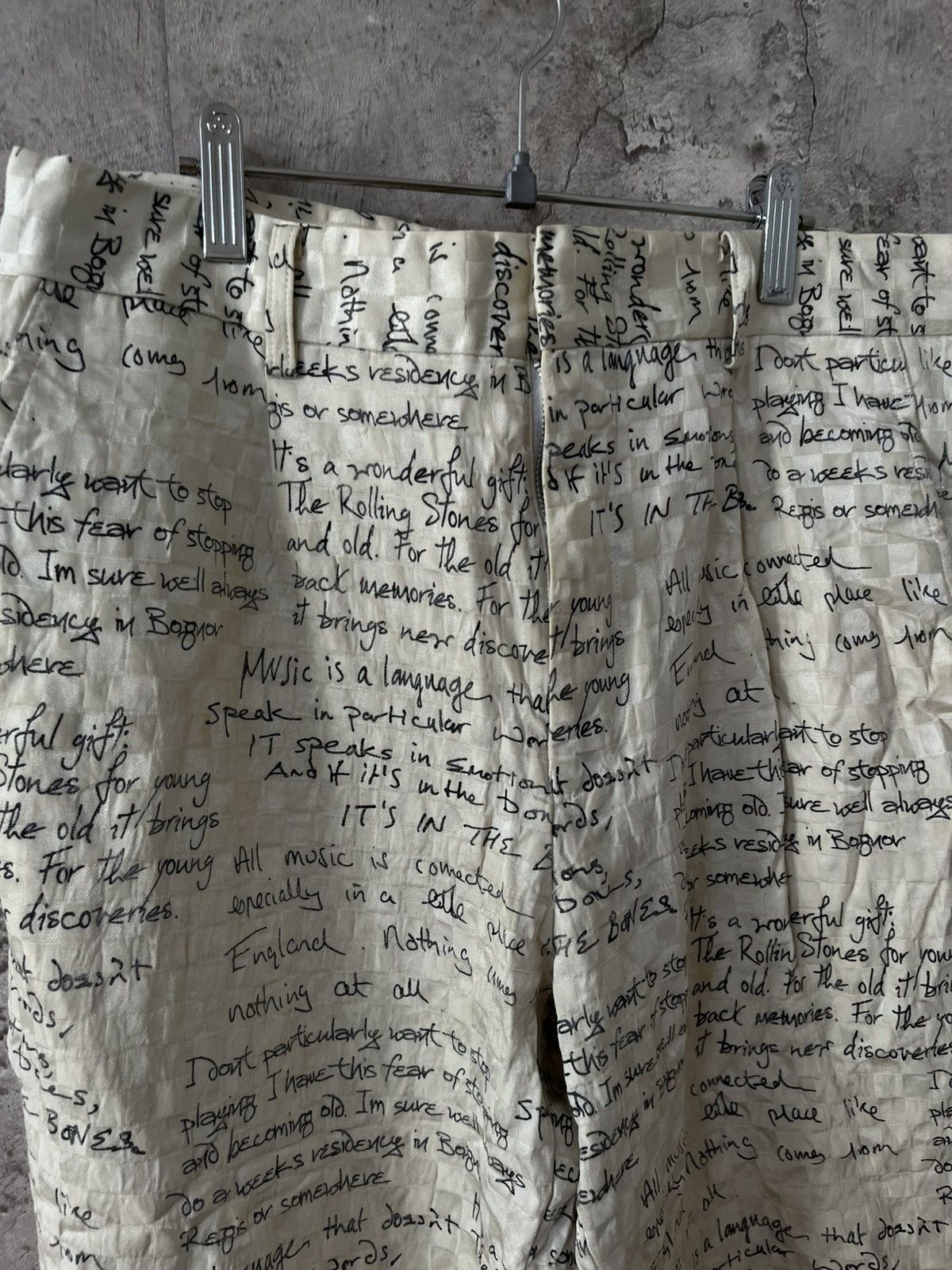 Comme des Garcons Homme Plus Comme des Garçons Homme Plus “Music Is a Language” Pants Size US 32 / EU 48 - 5 Thumbnail
