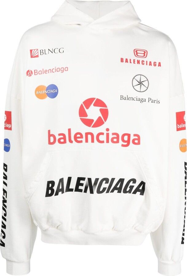 Balenciaga Top League oversized hoodie Size US XL / EU 56 / 4 - 1 Thumbnail