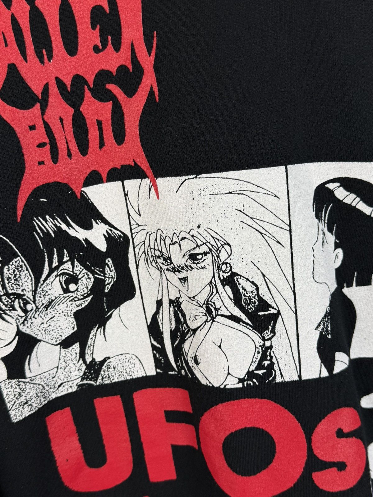 Alien Body Alien Body FW17 UFO Satanic Terror Anime Long Sleeve Black M Size US M / EU 48-50 / 2 - 4 Thumbnail