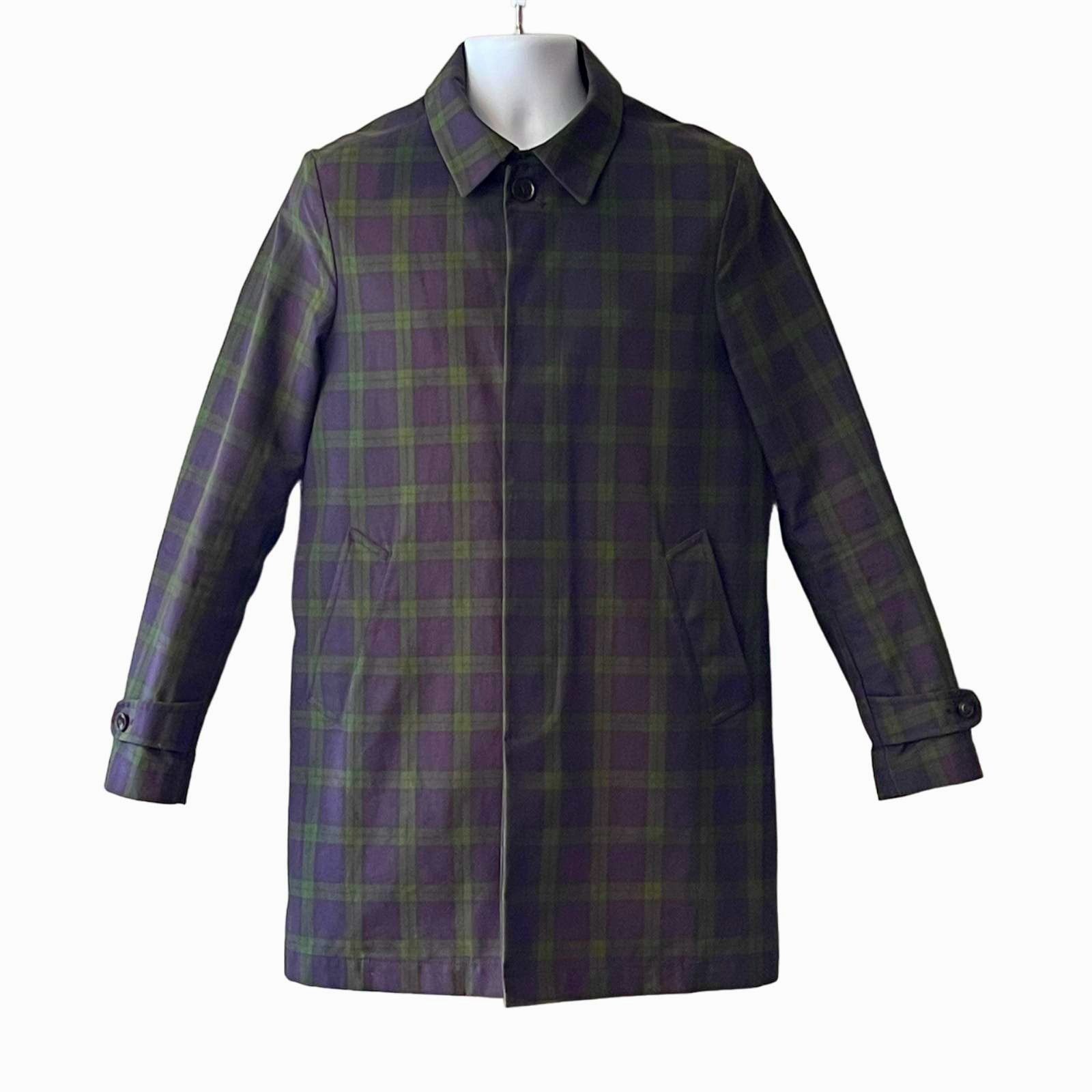 Gant GANT Rugger Cotton Plaid Car Coat Size Small Size US S / EU 44-46 / 1 - 1 Thumbnail