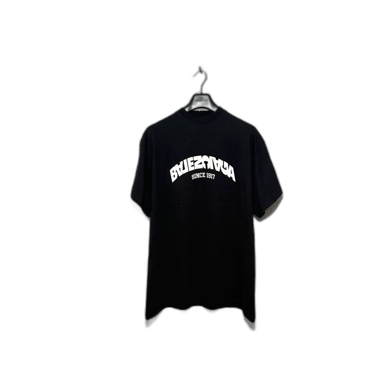Balenciaga Embroidered Logo Short Sleeve T-shirt