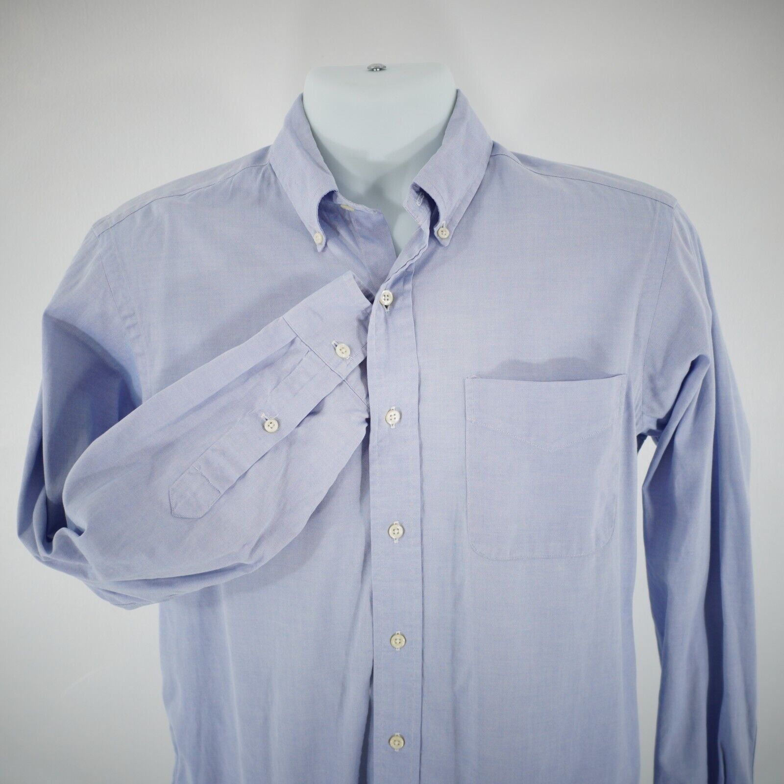 Ralph Lauren Ralph Lauren Andover 15-33 Cotton Blue Pocket Front Collared Size US S / EU 44-46 / 1 - 1 Thumbnail