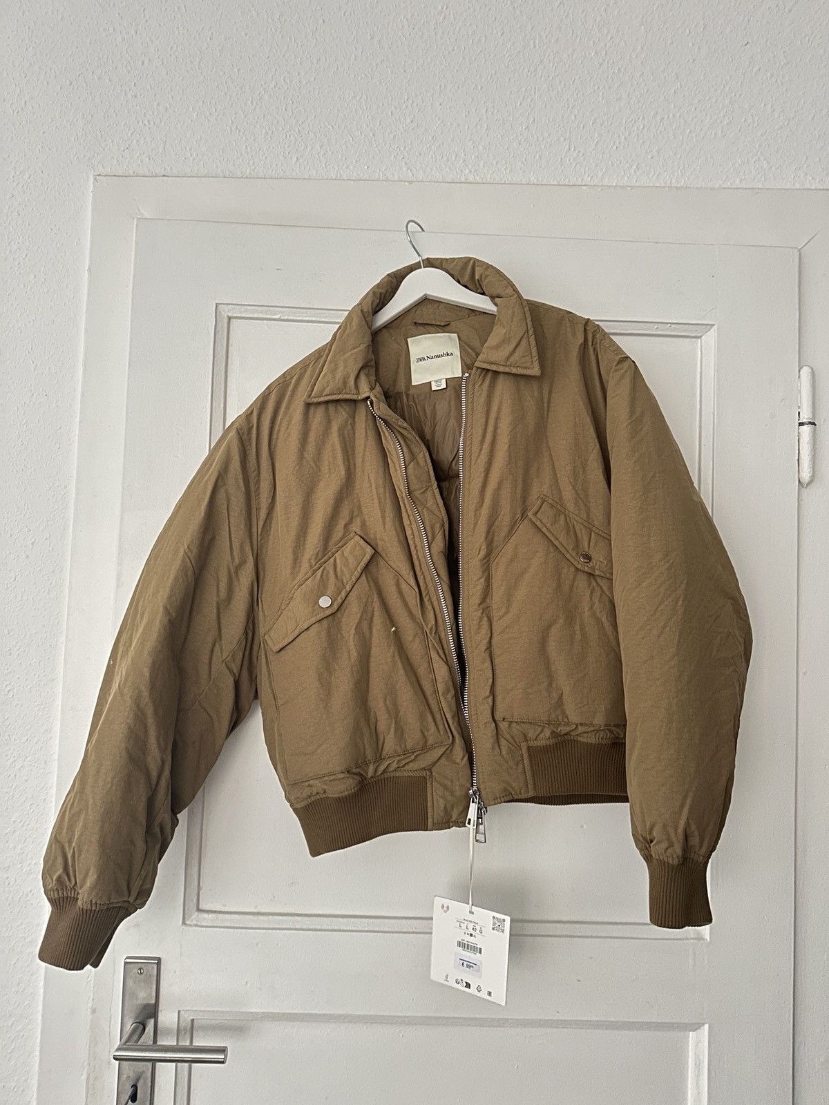 Nanushka × Zara Nanushka bomberjacket | Grailed