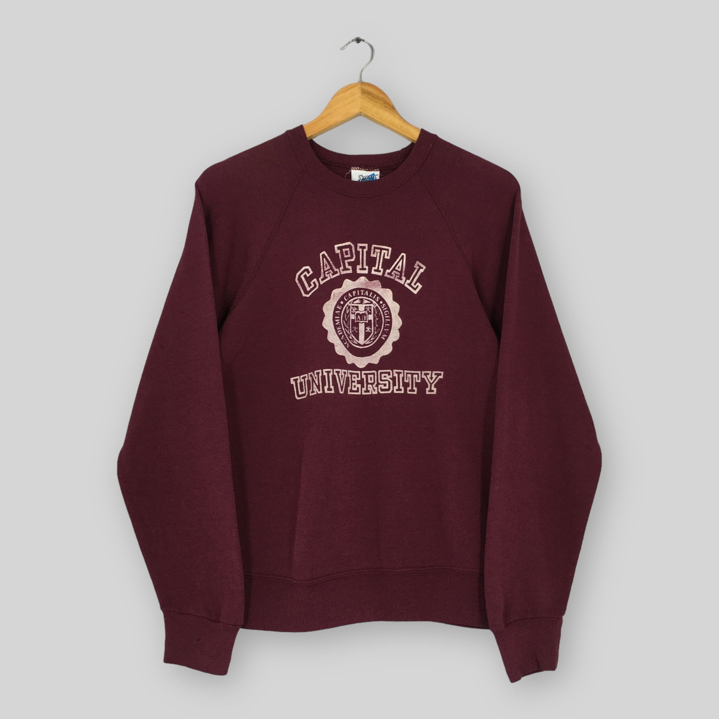 Vintage Vintage 80s Capital University Ohio Sweatshirt Medium Size US M / EU 48-50 / 2 - 1 Thumbnail