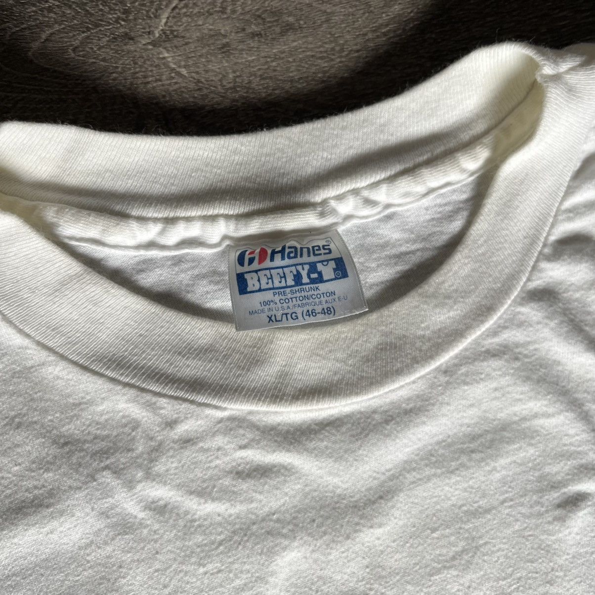 Vintage Vintage 1990s WMMR 93.3 Philadelphia Rock and Roll Radio Tee Size US XL / EU 56 / 4 - 5 Thumbnail