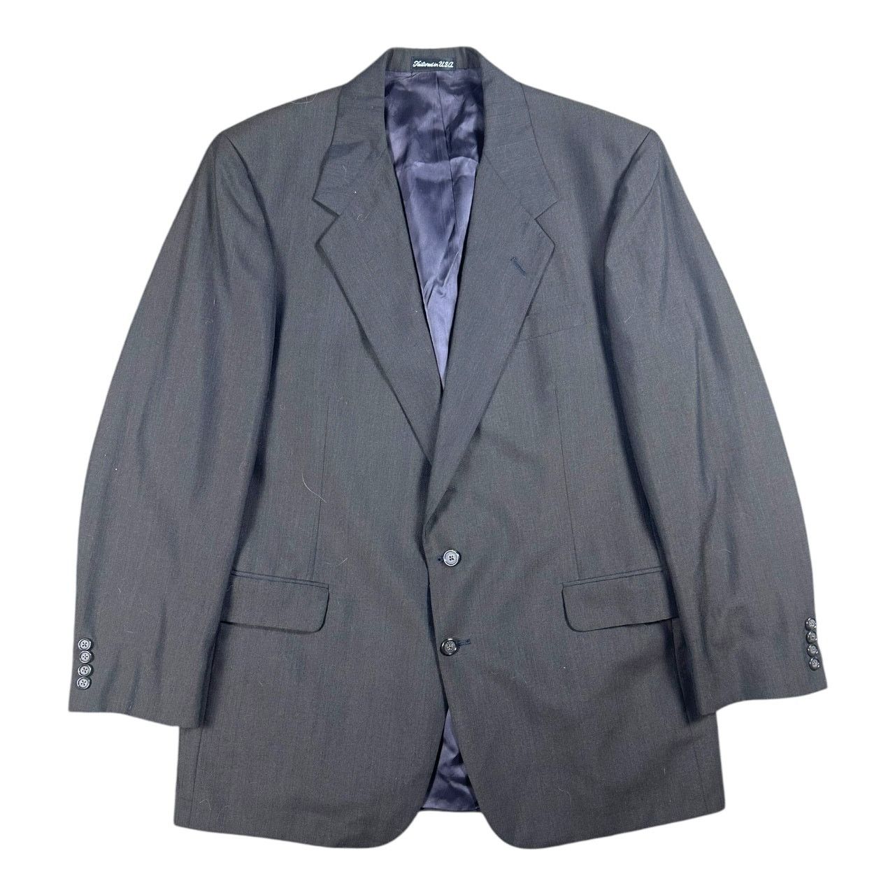 Tom James Tom James Gray Pinstripe Suit 43L Executive Collection Wool Size 42L - 2 Thumbnail