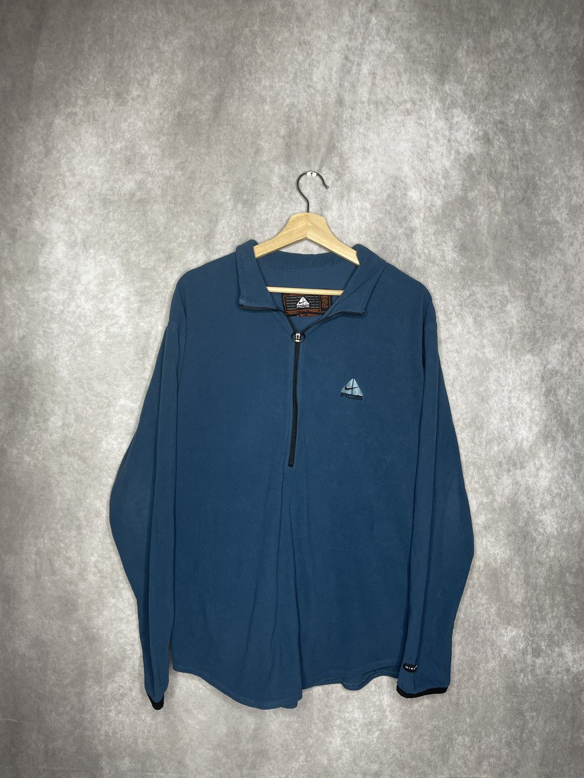 Vintage 90s Nike ACG Pullover discount Mens L Blue 1/4 Zip